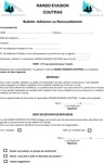 Bulletin d'adhésion